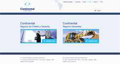 Desktop Screenshot of continental.cl