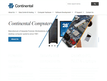 Tablet Screenshot of continental.co.uk