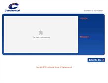 Tablet Screenshot of continental.com.np