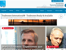 Tablet Screenshot of continental.com.ar